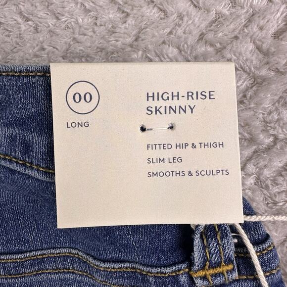 Universal Thread Women’s High Rise Skinny Stretch Blue Jeans 00 /24 NWT Lot of 3 - Picture 15 of 16